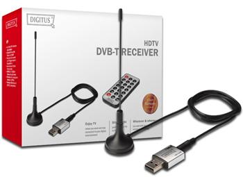 DIGITUS USB 2.0 DVB-T receiver digitální TV, DO