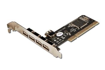DIGITUS USB 2.0 karta PCI, 4+1x konektor typ A