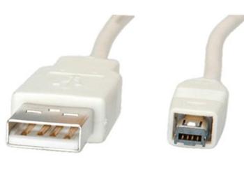 PremiumCord Kabel USB, A-B mini, 4piny, 2m Hirose