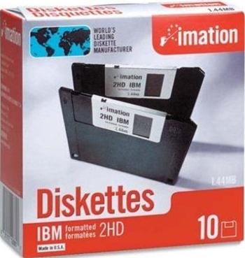 Diskety 3,5" HD 1.44MB 10ks v papírové krabičce