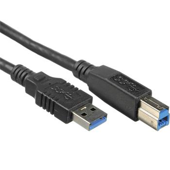 PremiumCord Kabel USB 3.0 Super-speed 5Gbps  A-B, 9pin, 1m
