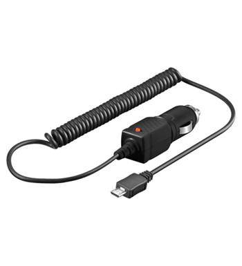 Nabíjecí kabel s konektorem micro USB pro mobilní telefony do automobilu 1A