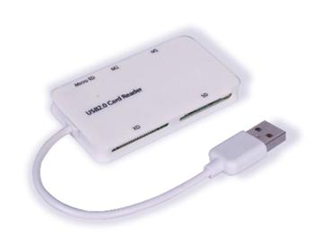 PremiumCord USB 2.0 čtečka všech paměťových karet včetně SDHC, SDXC