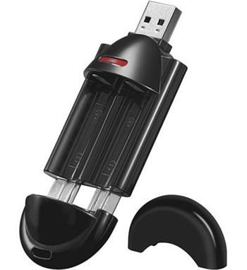 USB Nabíječka 2x AA nebo AAA tužkových akumulátorů