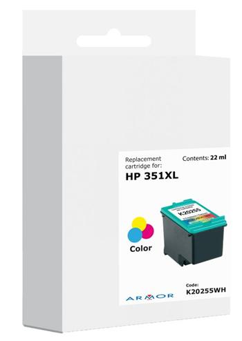 ARMOR ink-jet pro HP OJ 5780/5785 3barvy,22 ml (CB338EE), 351XL