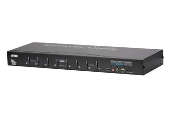 ATEN 8-port DVI KVMP USB, 2port USB HUB, audio, 1.2m kabely
