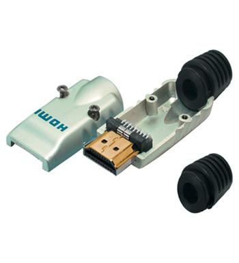 Konektor HDMI male pájecí a šroubovací konektor