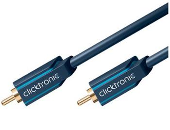 ClickTronic HQ OFC 1xCINCH - 1xCINCH propojovací kabel, M/M, 0.5m