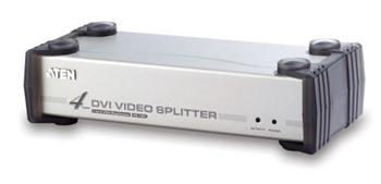 ATEN Video rozbočovač 1 PC - 4 DVI + audio - použitý, plně funkční