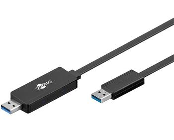 goobay USB 3.0 Transfer Link kabel pro přenos dat mezi dvěma počítači