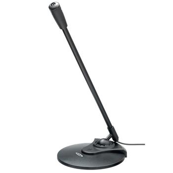 ednet Multimedialní mikrofon na stojánku, na stůl, černý