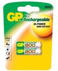 GP 800mAh AAA 1.2V NiMH akumulátor 1ks baterie