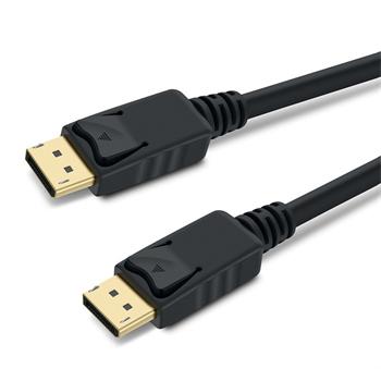 PremiumCord DisplayPort 1.3/1.4 přípojný kabel M/M, zlacené konektory, 1m