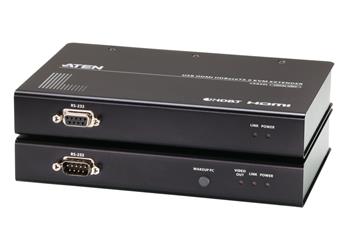 ATEN Extender PC-konzole HDMI na 100m@4K, HDBaseT 2.0, USB + RS232