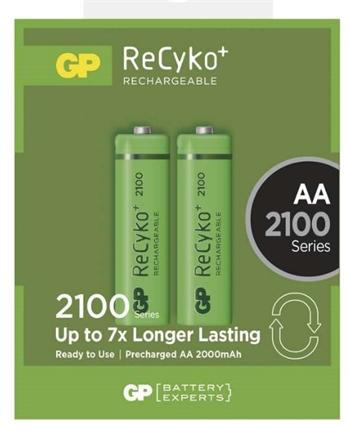 GP ReCyko+ 2100mAh AA 1.2V NiMH akumulátor 1ks baterie