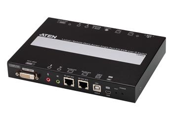 ATEN Zařízení pro ovládání DVI PC/KVM OverNet, rack, RS-232, Virtual Media