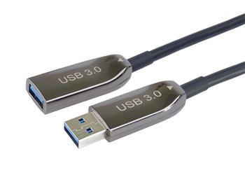 PremiumCord USB 3.0 prodlužovací optický AOC kabel A/Male - A/Female  15m