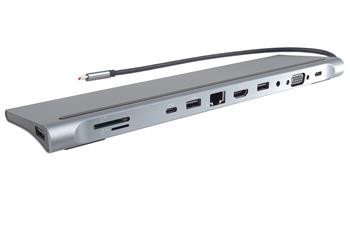 PremiumCord USB-C Full Size MST 4K@60Hz Dokovací stanice vhodná pod notebook