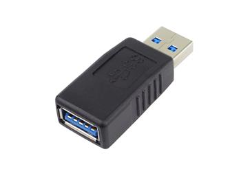 PremiumCord USB3.0 adaptér A male - A female, pro prodloužení nebo ochraně USB portu