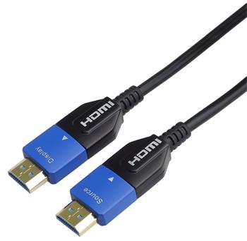 PremiumCord Ultra High Speed HDMI 2.1 Optical Fiber AOC Cable 8K@60Hz, 5m gold