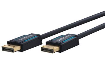 ClickTronic HQ OFC kabel DisplayPort 1.4, UHD 8K@60Hz zlacené kon., 3D, 1m