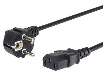 PremiumCord Kabel síťový 230V k počítači 1m