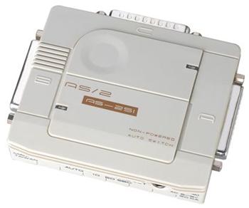 ATEN Automatický přepínač 2 PC - 1 tiskárna  AS-251P/K, AS-9251