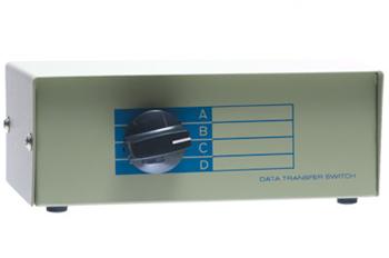 PremiumCord Mechanický datový přepínač 4-1
