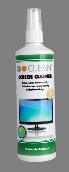 D-CLEAN Čistící roztok na obrazovky 250ml 3125