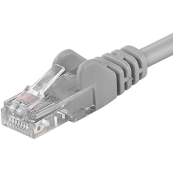 PremiumCord Patch kabel UTP RJ45-RJ45 level 5e 2m šedá