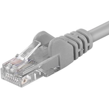 PremiumCord Patch kabel UTP RJ45-RJ45 level 5e 15m šedá