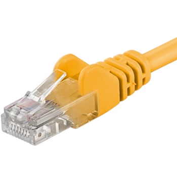 PremiumCord Patch kabel UTP RJ45-RJ45 level 5e 7m žlutá