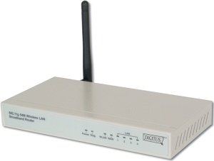DIGITUS WLAN Broadband Router,1xRJ45 W,4xRJ45 L