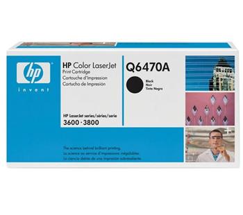 HP Q6470A laser toner pro HP CLJ 3600/ 3800 černý , 6000 str.,originál