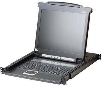 ATEN Console, 17" LCD, rack 19", klávesnice, touchpad