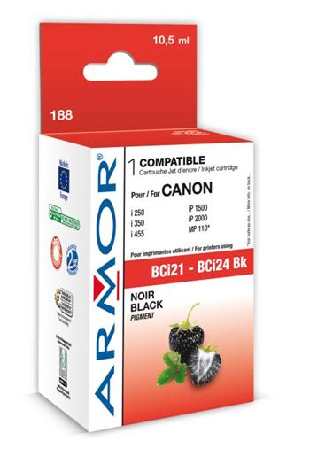 ARMOR ink-jet pro Canon S100/300 černý, kompat. s BCI21BK/24BK, k.č. 188