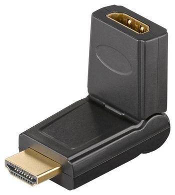 PremiumCord HDMI adapter  19pin Female - 19pin Male otočná, pozlacená