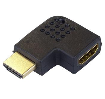 PremiumCord HDMI adaptér  19pin Female - 19pin Male do úhlu 90° pravá