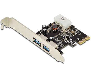 DIGITUS USB 3.0, 2 Porty, PCI Express přídavná karta