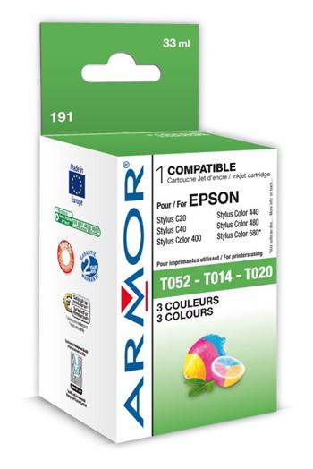 ARMOR ink-jet pro Epson Stylus Color 400 3 barvy, komp.sT014/T020 39ml 