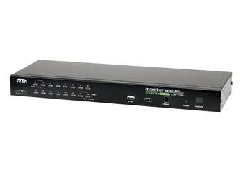 ATEN 16-port KVM USB+PS/2 OSD, rack 19" CS-1716i + OverNET konzole