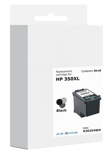 ARMOR Ink Black č. 350XL pro HP OJ 5780/5785 (CB336EE)  30ml