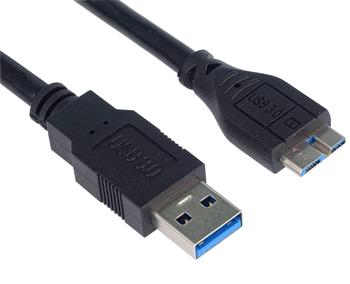 PremiumCord Kabel Micro USB 3.0 5Gbps USB A - Micro USB B, MM, 1m