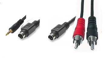 PremiumCord Kabel S-Video+3,5Jack-S-Video+2xCINCH 10m