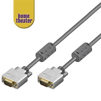 Home Theater; HQ kabel VGA/SVGA MD15HD-MD15HD s ferrity, 1,8m