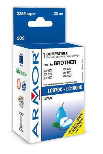 ARMOR ink-jet pro Brother MFC235/260 cyan, kompat. s LC970/LC1000C, 14,6 ml