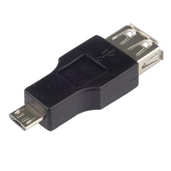 PremiumCord USB redukce  USB A/female  -  Micro USB/male