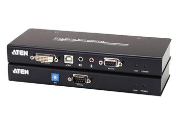 ATEN Extender PC-konzole DVI až 60m ,USB, až 1920x1200 bodů / surge, RS-232