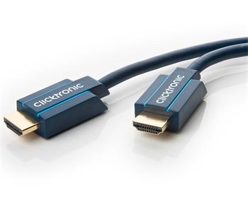 ClickTronic HQ OFC kabel HDMI High Speed s Ethernetem, zlacené, 4K@60Hz, 10m