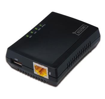 DIGITUS 1-Port USB 2.0 multifunkční síťový server/NAS